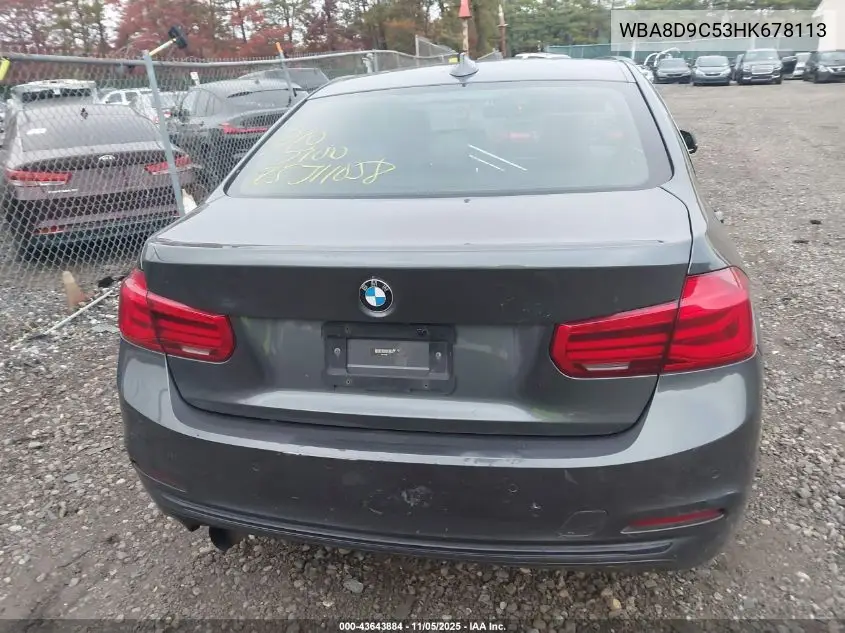 WBA8D9C53HK678113 2017 BMW 330I xDrive