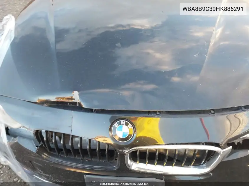 WBA8B9C39HK886291 2017 BMW 330I