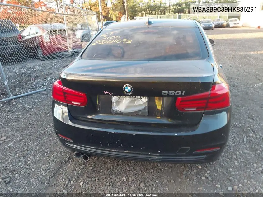 WBA8B9C39HK886291 2017 BMW 330I