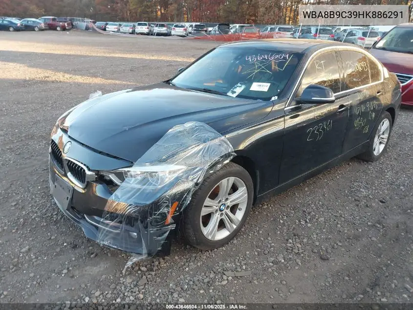 WBA8B9C39HK886291 2017 BMW 330I