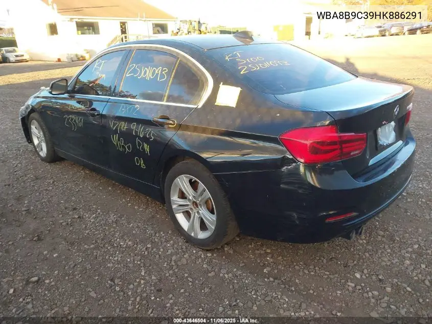 WBA8B9C39HK886291 2017 BMW 330I