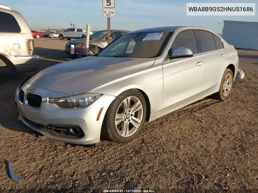 WBA8B9G52HNU51686 2017 BMW 330I