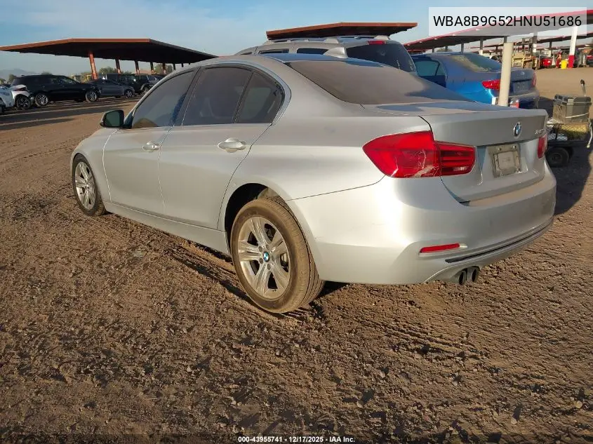 WBA8B9G52HNU51686 2017 BMW 330I