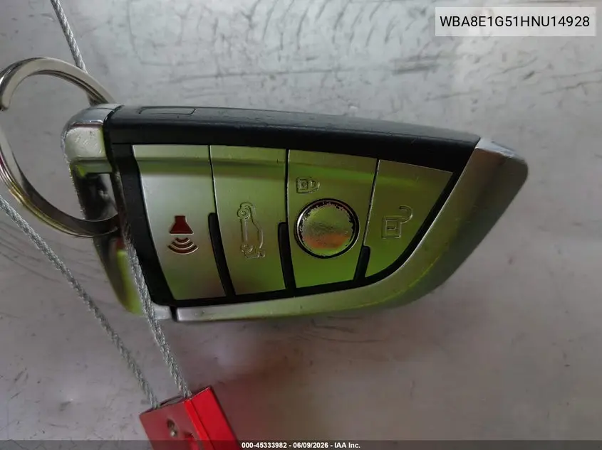 WBA8E1G51HNU14928 2017 BMW 320I