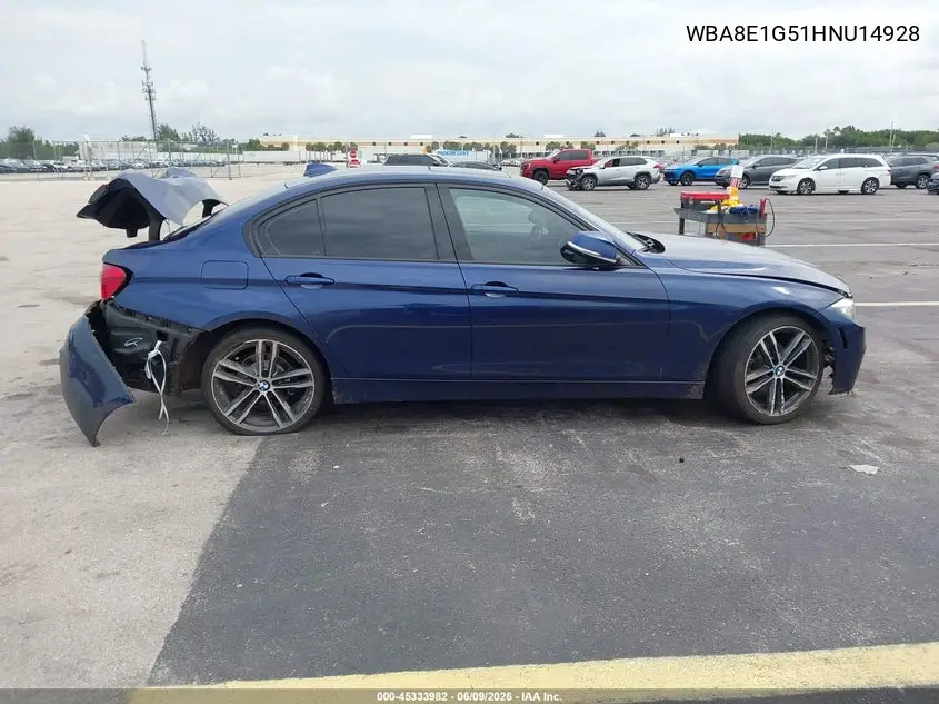 WBA8E1G51HNU14928 2017 BMW 320I