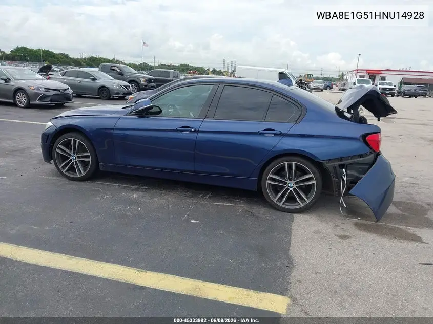 WBA8E1G51HNU14928 2017 BMW 320I