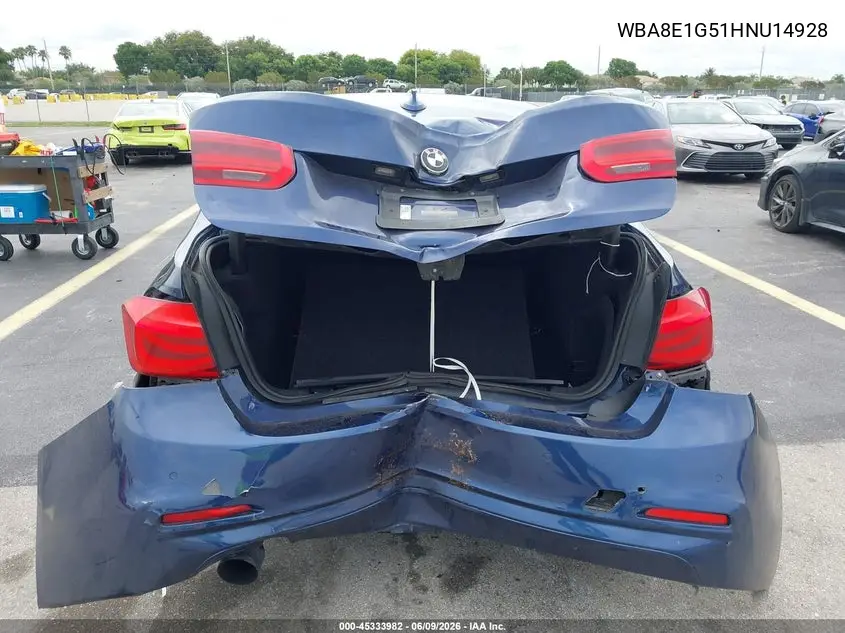 WBA8E1G51HNU14928 2017 BMW 320I