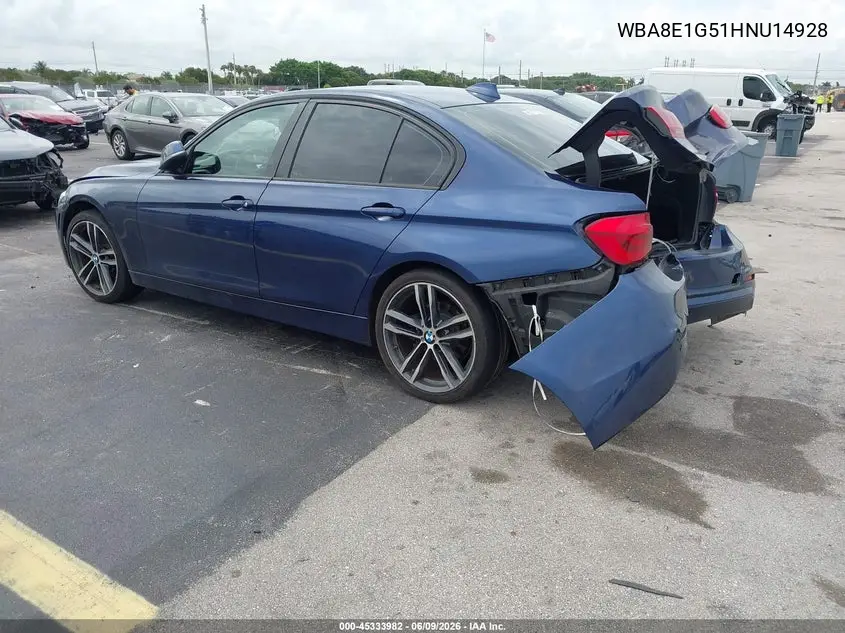WBA8E1G51HNU14928 2017 BMW 320I