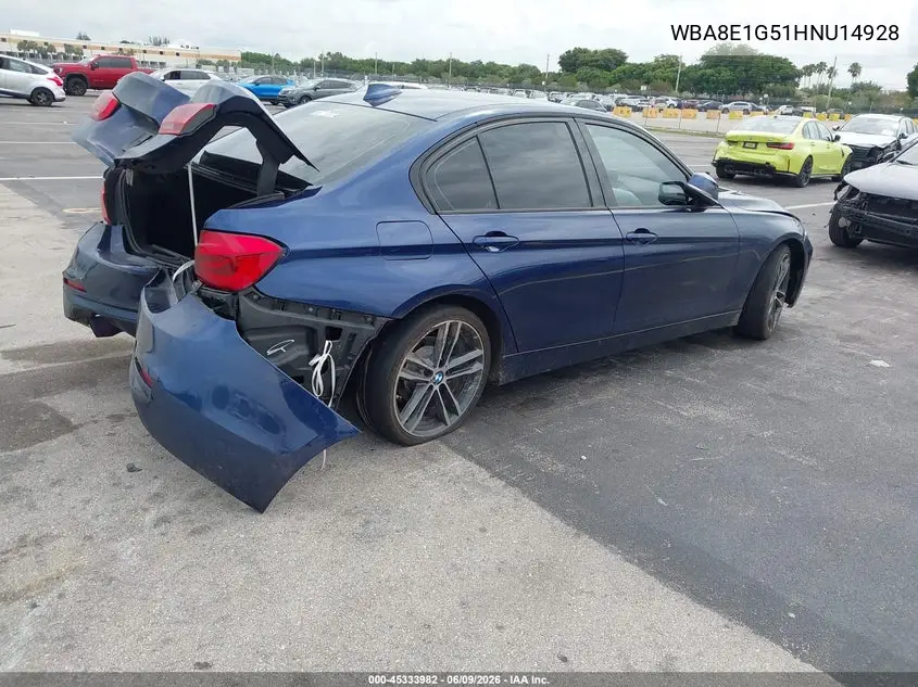 WBA8E1G51HNU14928 2017 BMW 320I