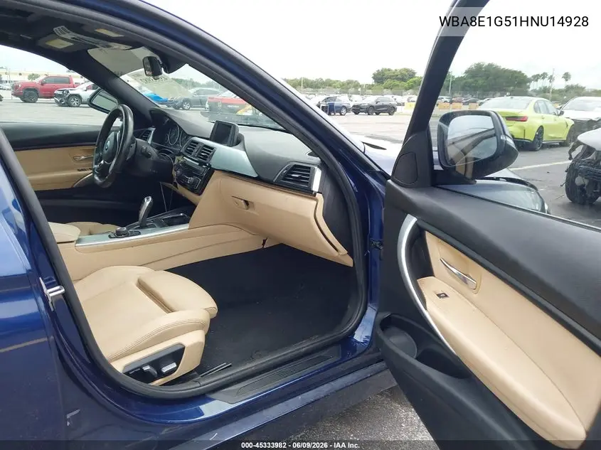 WBA8E1G51HNU14928 2017 BMW 320I