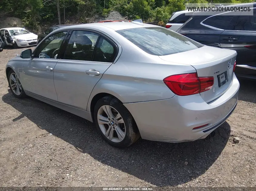 2017 BMW 330I xDrive VIN: WBA8D9C30HA004506 Lot: 45354573