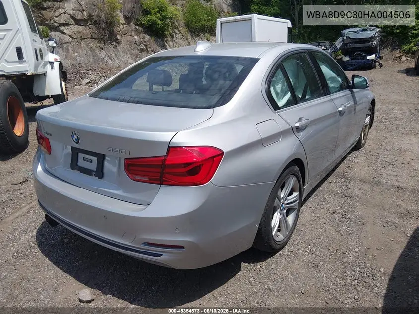 2017 BMW 330I xDrive VIN: WBA8D9C30HA004506 Lot: 45354573