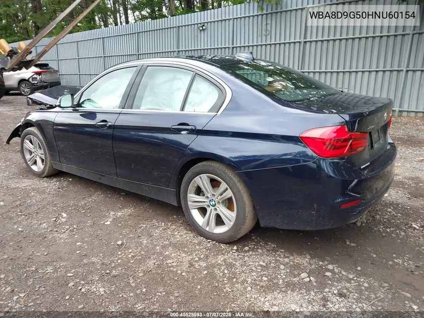 2017 BMW 330I xDrive VIN: WBA8D9G50HNU60154 Lot: 45525593