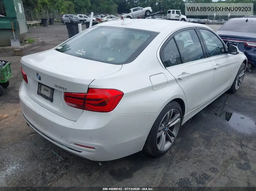 2017 BMW 330I VIN: WBA8B9G5XHNU09203 Lot: 45599142