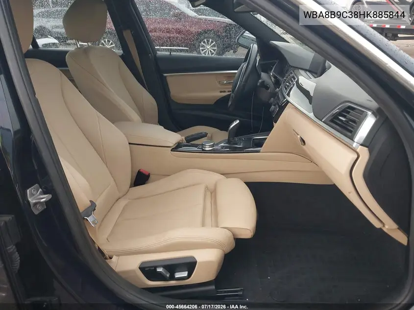 2017 BMW 330I VIN: WBA8B9C38HK885844 Lot: 45664206