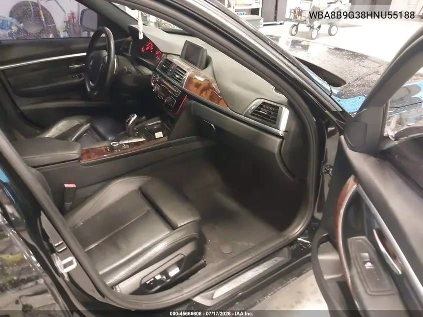 2017 BMW 3 Series 330I VIN: WBA8B9G38HNU55188 Lot: 45666608