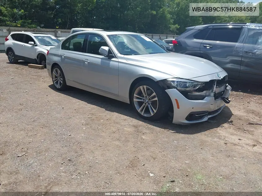 2017 BMW 330I VIN: WBA8B9C57HK884587 Lot: 45679914