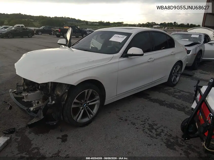 2018 BMW 330I xDrive VIN: WBA8D9G55JNU68627 Lot: 45284359