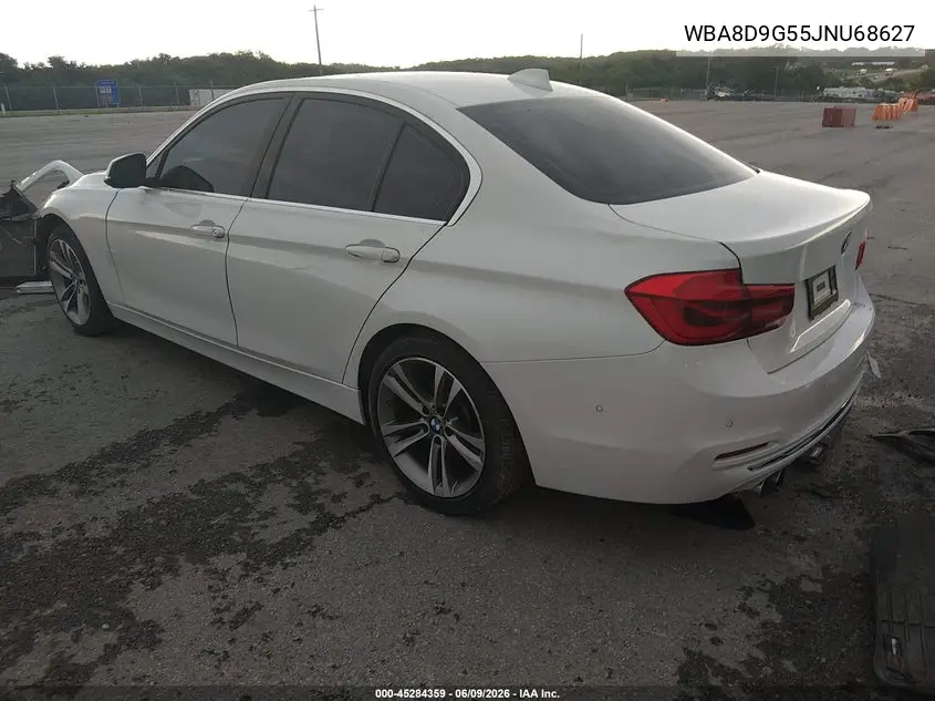 2018 BMW 330I xDrive VIN: WBA8D9G55JNU68627 Lot: 45284359