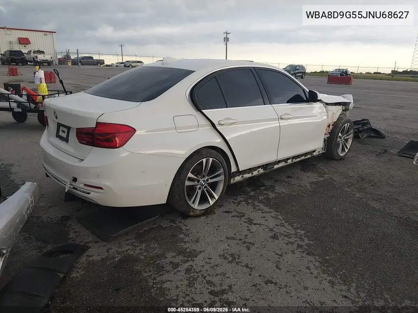 2018 BMW 330I xDrive VIN: WBA8D9G55JNU68627 Lot: 45284359