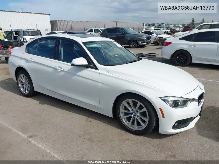 2018 BMW 320I VIN: WBA8A9C58JAH13770 Lot: 45667654