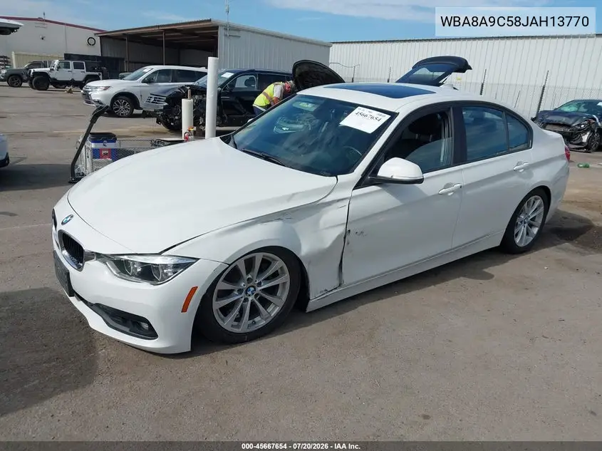 2018 BMW 320I VIN: WBA8A9C58JAH13770 Lot: 45667654