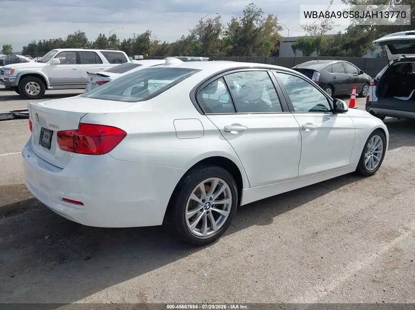 2018 BMW 320I VIN: WBA8A9C58JAH13770 Lot: 45667654
