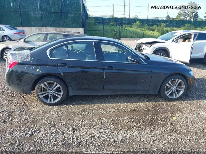 2018 BMW 330I xDrive VIN: WBA8D9G56JNU72069 Lot: 45669617