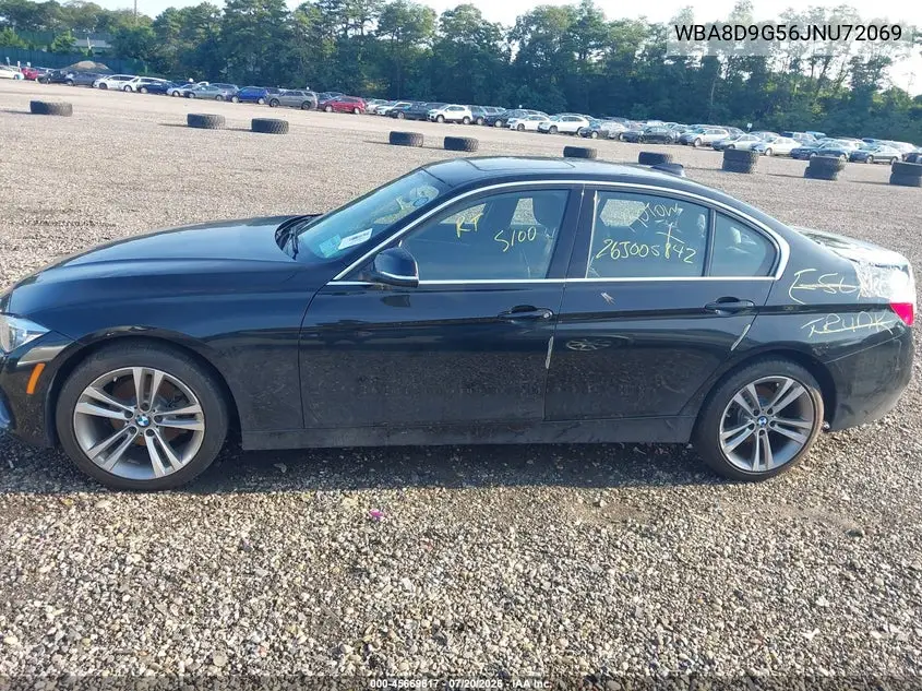 2018 BMW 330I xDrive VIN: WBA8D9G56JNU72069 Lot: 45669617