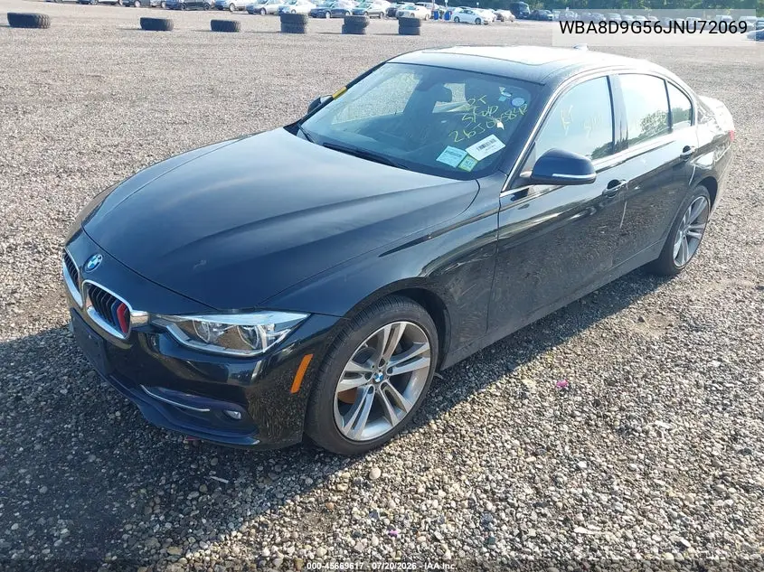 2018 BMW 330I xDrive VIN: WBA8D9G56JNU72069 Lot: 45669617