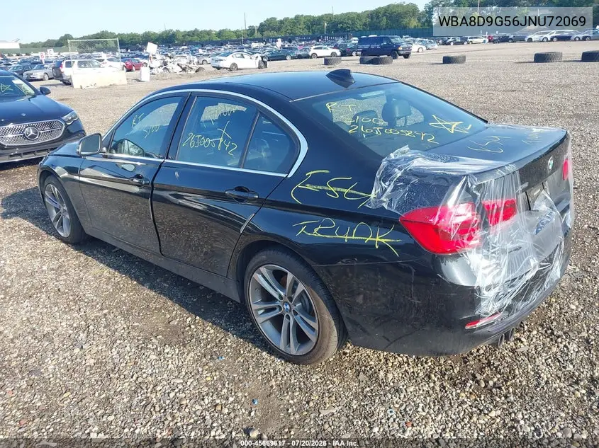 2018 BMW 330I xDrive VIN: WBA8D9G56JNU72069 Lot: 45669617