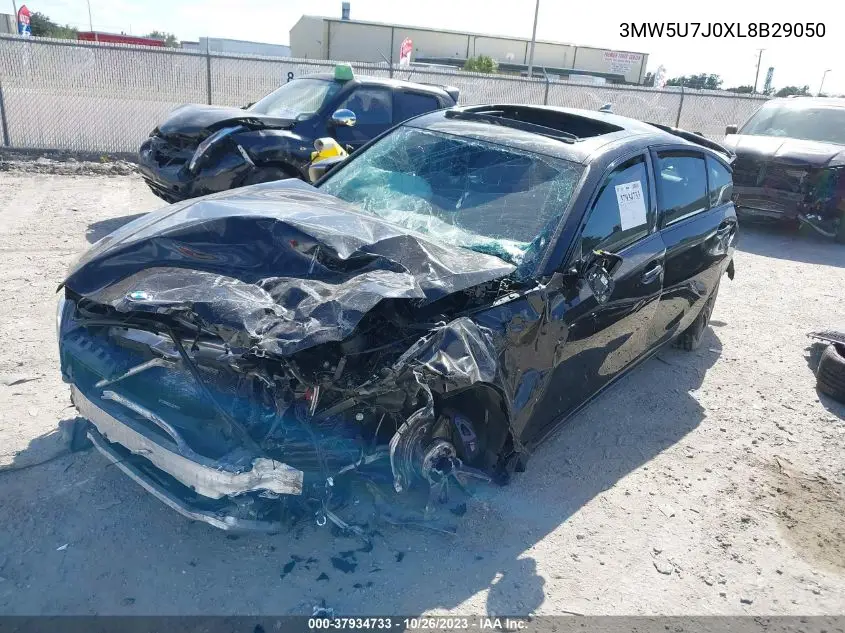 3MW5U7J0XL8B29050 2020 BMW 3 Series M340I
