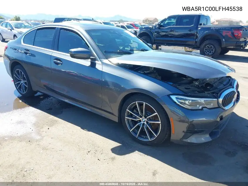 WBA5R1C00LFH45538 2020 BMW 330I