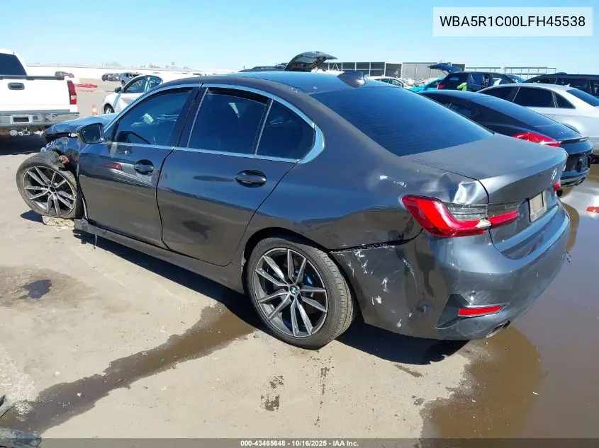 WBA5R1C00LFH45538 2020 BMW 330I
