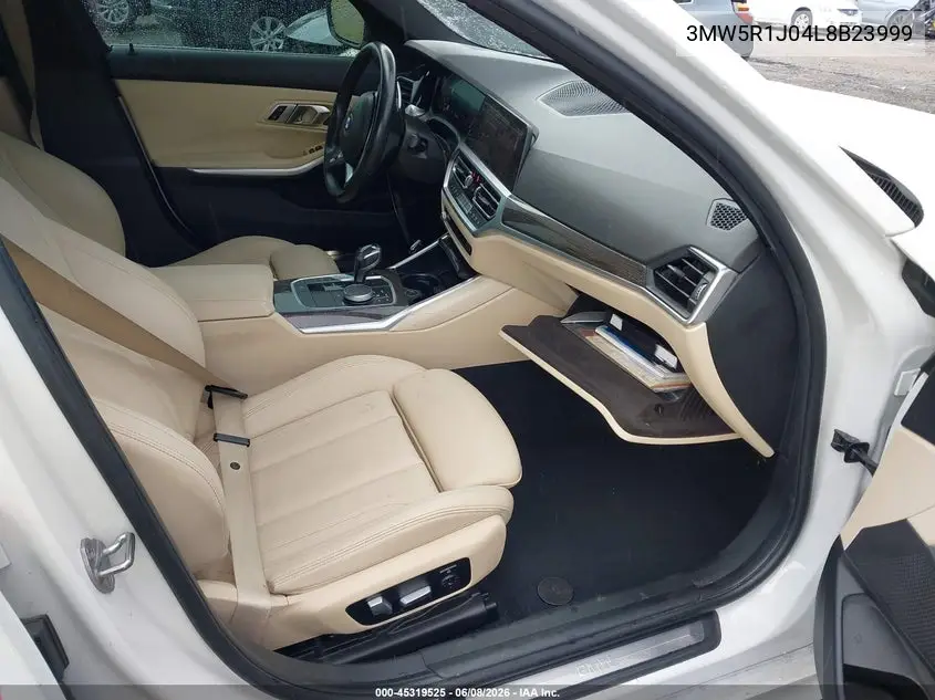 2020 BMW 330I VIN: 3MW5R1J04L8B23999 Lot: 45319525