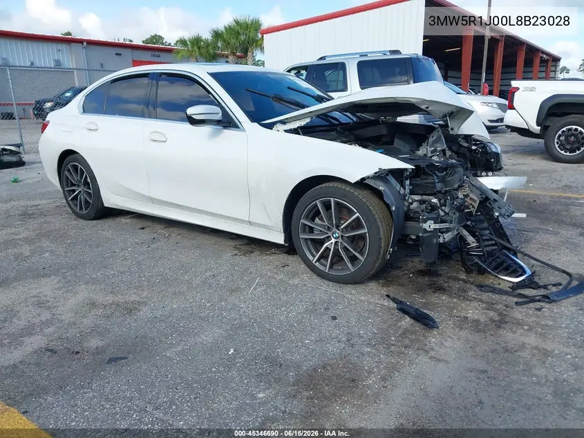 2020 BMW 330I VIN: 3MW5R1J00L8B23028 Lot: 45346690