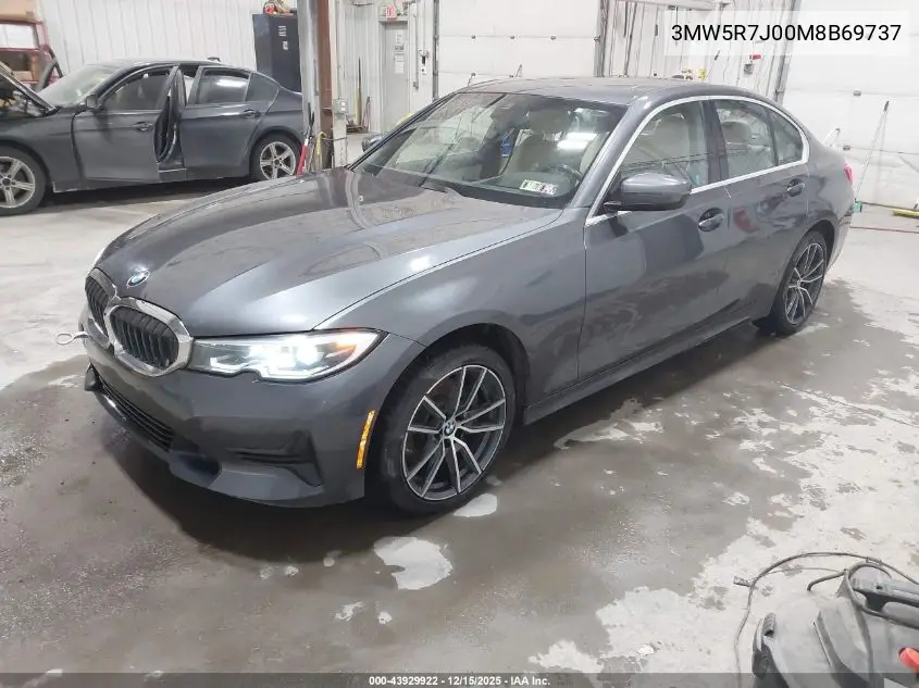 3MW5R7J00M8B69737 2021 BMW 330I xDrive