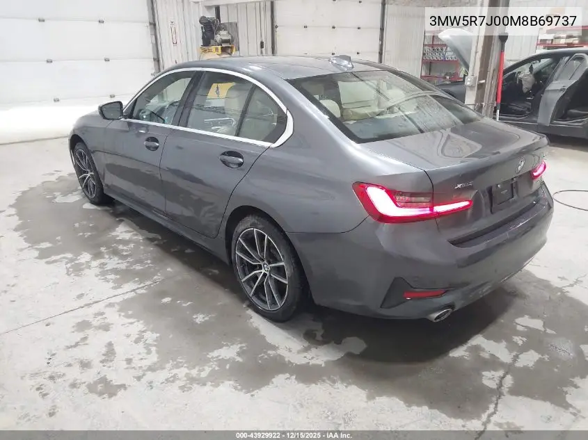 3MW5R7J00M8B69737 2021 BMW 330I xDrive