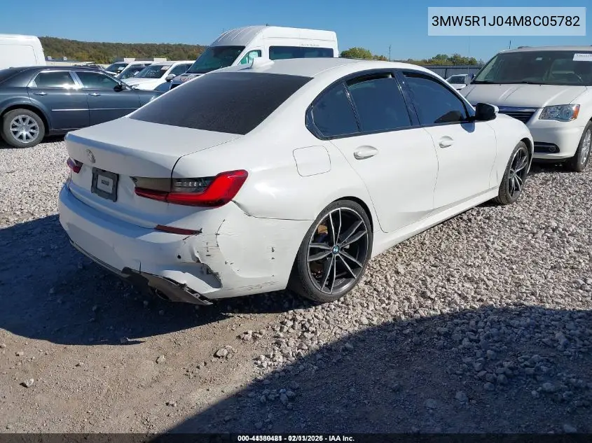 3MW5R1J04M8C05782 2021 BMW 330I