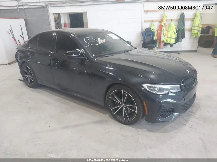 2021 BMW M340I M340I xDrive VIN: 3MW5U9J08M8C17947 Lot: 45204645