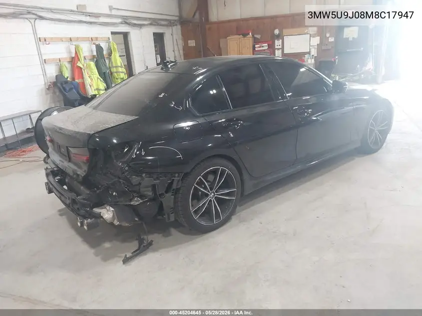 2021 BMW M340I M340I xDrive VIN: 3MW5U9J08M8C17947 Lot: 45204645