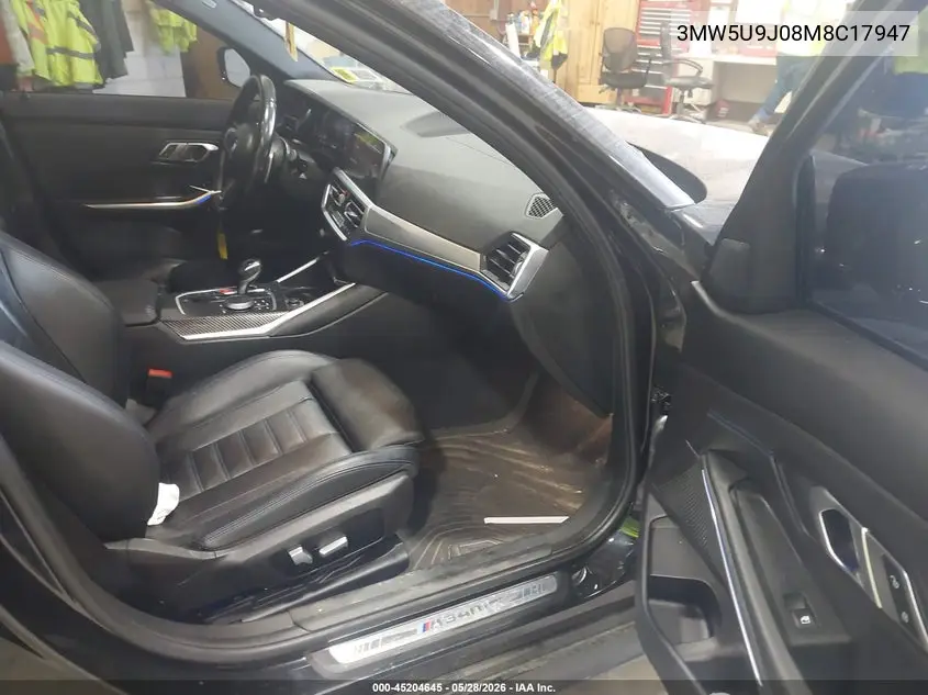 2021 BMW M340I M340I xDrive VIN: 3MW5U9J08M8C17947 Lot: 45204645