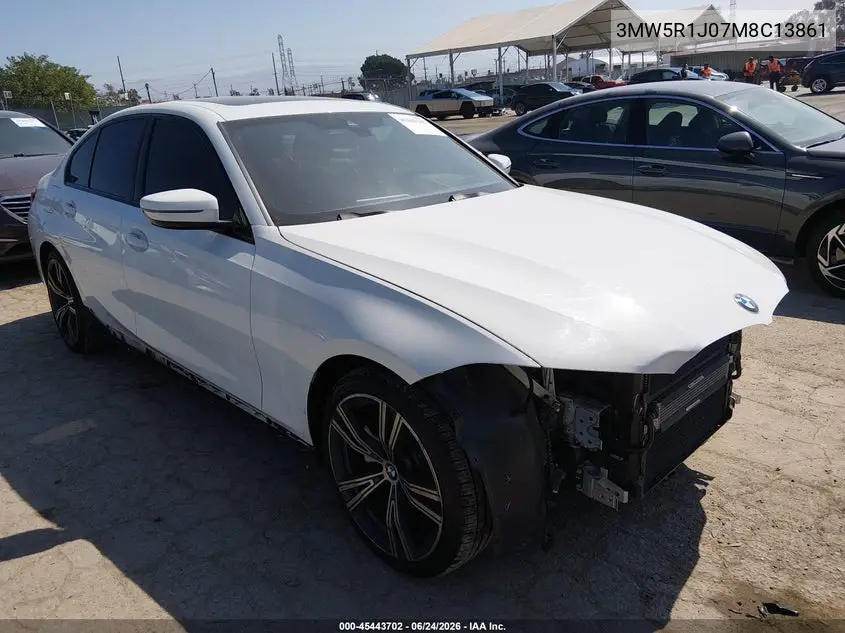 2021 BMW 330I VIN: 3MW5R1J07M8C13861 Lot: 45443702