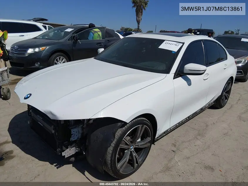 2021 BMW 330I VIN: 3MW5R1J07M8C13861 Lot: 45443702