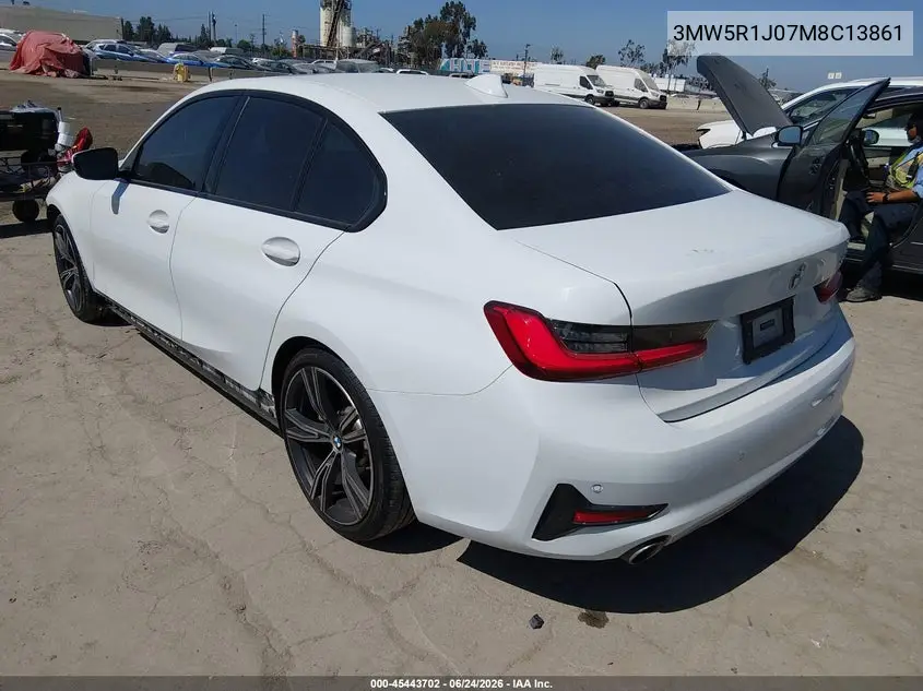 2021 BMW 330I VIN: 3MW5R1J07M8C13861 Lot: 45443702
