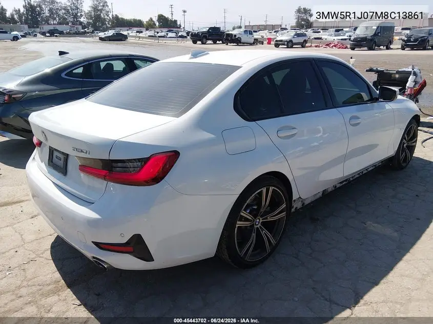 2021 BMW 330I VIN: 3MW5R1J07M8C13861 Lot: 45443702