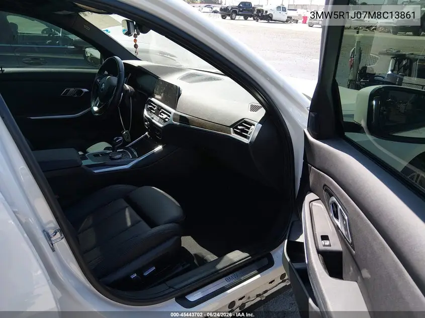 2021 BMW 330I VIN: 3MW5R1J07M8C13861 Lot: 45443702