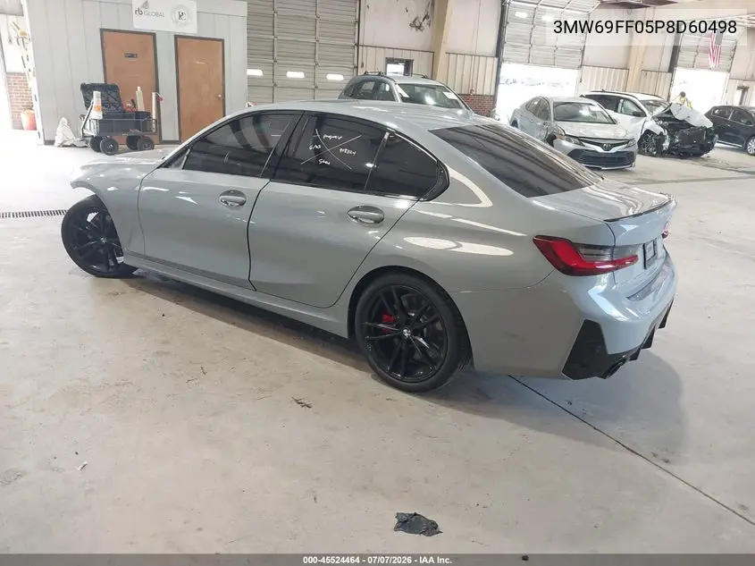 2023 BMW 330I VIN: 3MW69FF05P8D60498 Lot: 45524464