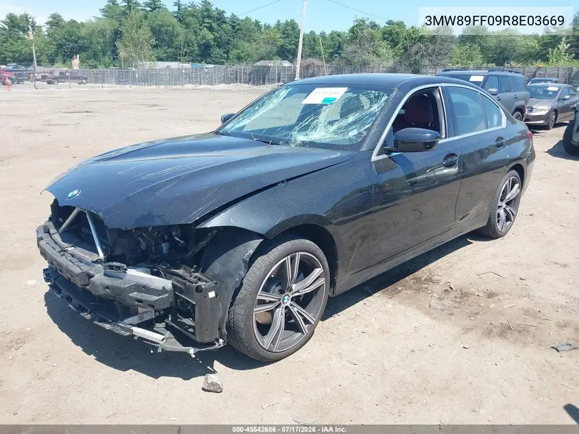 2024 BMW 330I xDrive VIN: 3MW89FF09R8E03669 Lot: 45542686