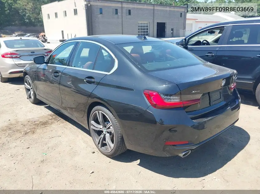 2024 BMW 330I xDrive VIN: 3MW89FF09R8E03669 Lot: 45542686